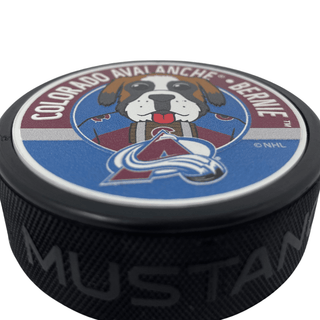 Colorado Avalanche Puck - Bernie Mascot