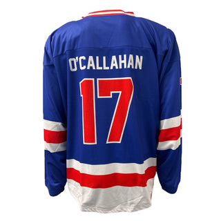 Jack O'Callahan USA Hockey Miracle on Ice 1980 Official Reversible Hockey Jersey