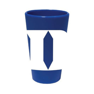 Silicone Pint Glass: Duke Blue Devils 16oz - Blue