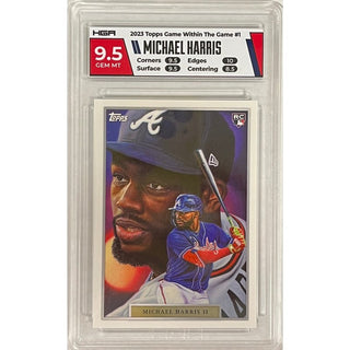 Michael Harris 2023 Topps Game Within the Game #1 HGA 9.5