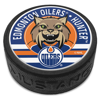 Edmonton Oilers Hunter Mascot Textured Puck