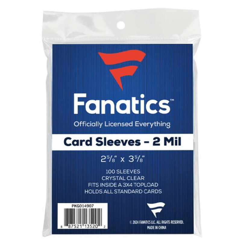 Fanatics Soft Card Sleeves Fanatics Soft Card Sleeves