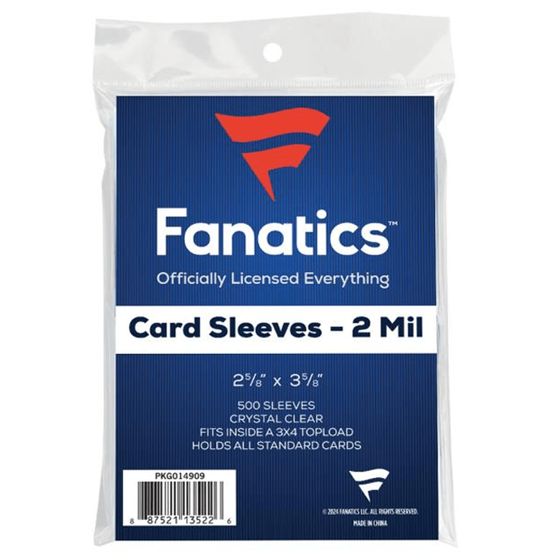 Fanatics Soft Card Sleeves (500 Count) Fanatics Soft Card Sleeves (500 Count)
