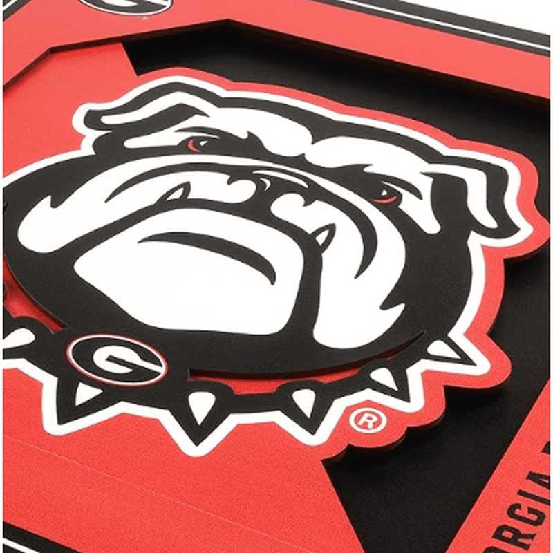 Wall Art: Georgia Bulldogs Logo Series 12"x 12"