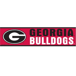 Bumper Sticker: Georgia Bulldogs - 3"x12"