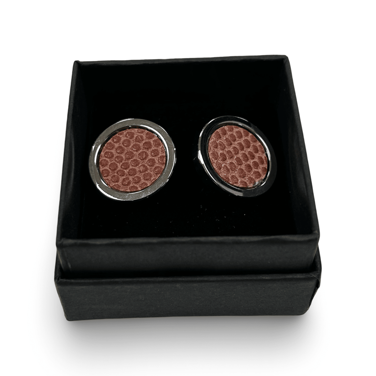 Football Leather Cufflinks