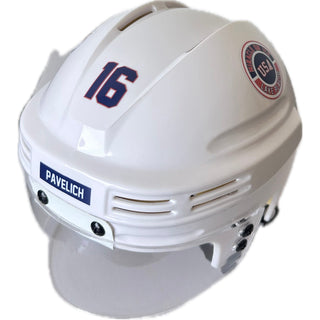 USA Hockey Miracle on Ice 1980 Mark Pavelich Mini Helmet - White