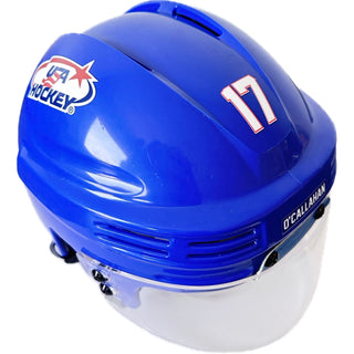 USA Hockey Miracle on Ice 1980 Jack O'Callahan Mini Helmet- Royal