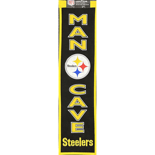 Banner: Pittsburgh Steelers- Man Cave