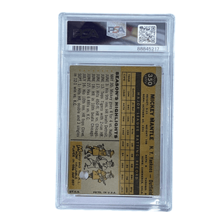 Mickey Mantle 1960 Topps #350 Authentic