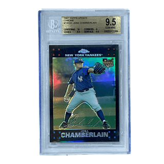 Joba Chamberlain 2007 Topps Update Chrome #TRC51 BGS 9.5