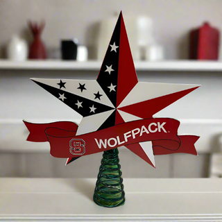 Christmas Tree Topper: NC State Wolfpack