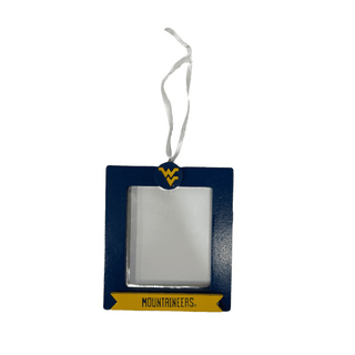 Ornament: west Virginia Mountaineers - Picture Frame