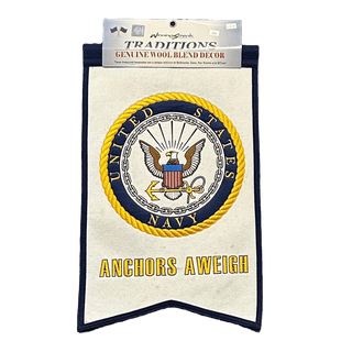 Banner: Navy Traditions - White