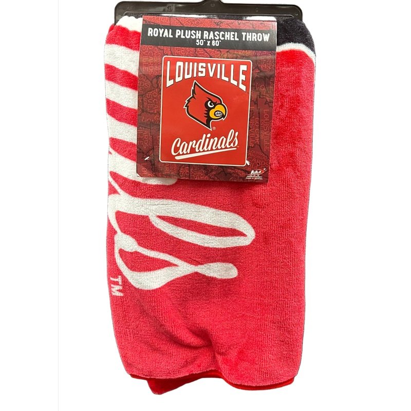 Blanket: Louisville Cardinals-50x60, Plush