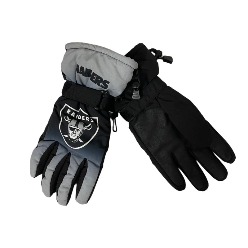 Raiders Gloves Insulated Adult SM Med CARDIACS Sports Memorabilia