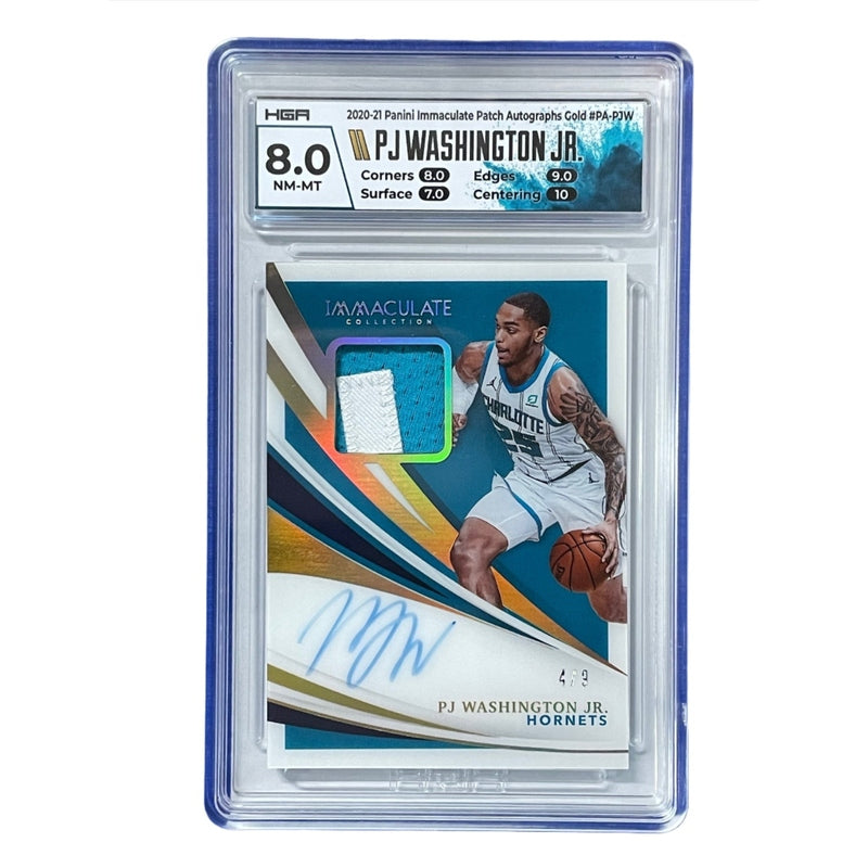 PJ Washington Panini Immaculate Patch Auto Gold #PS-PJW HGA 8