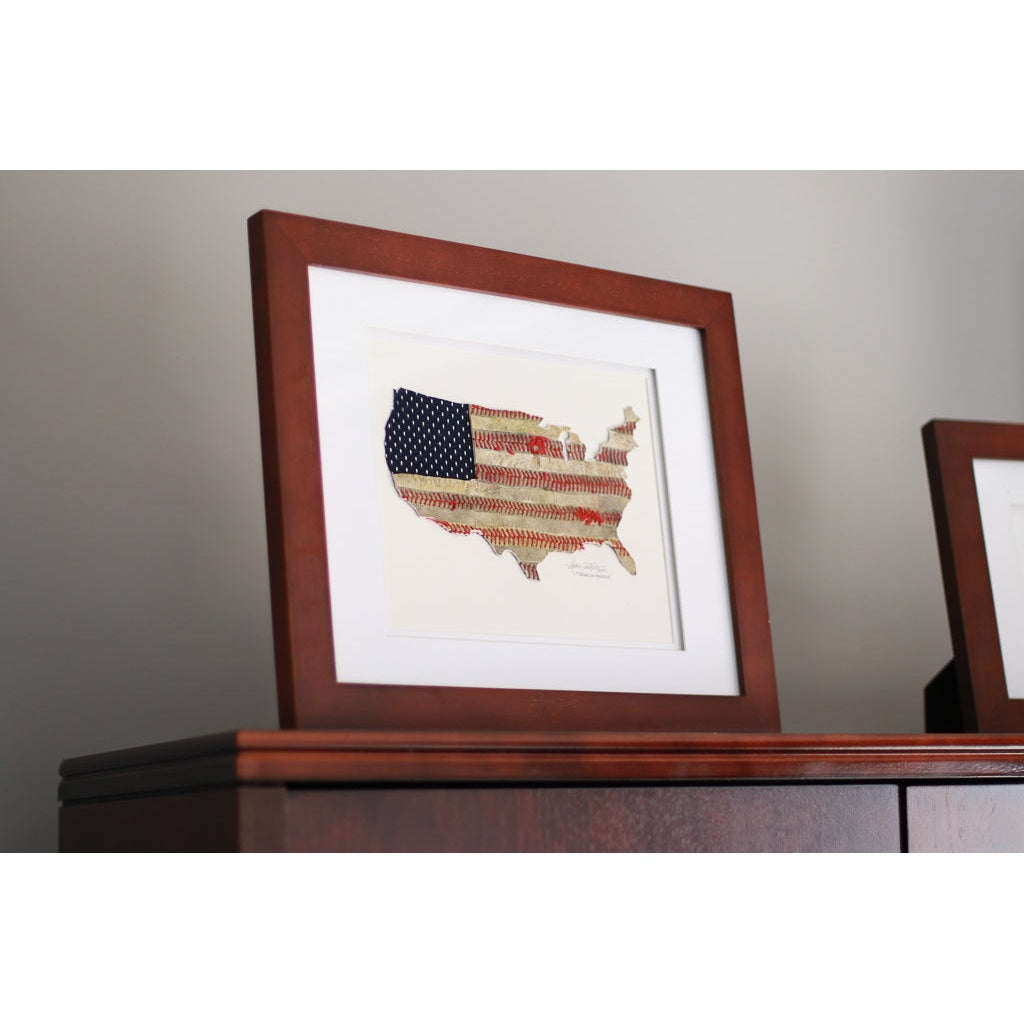 "Seams of America" Original Baseball Artwork