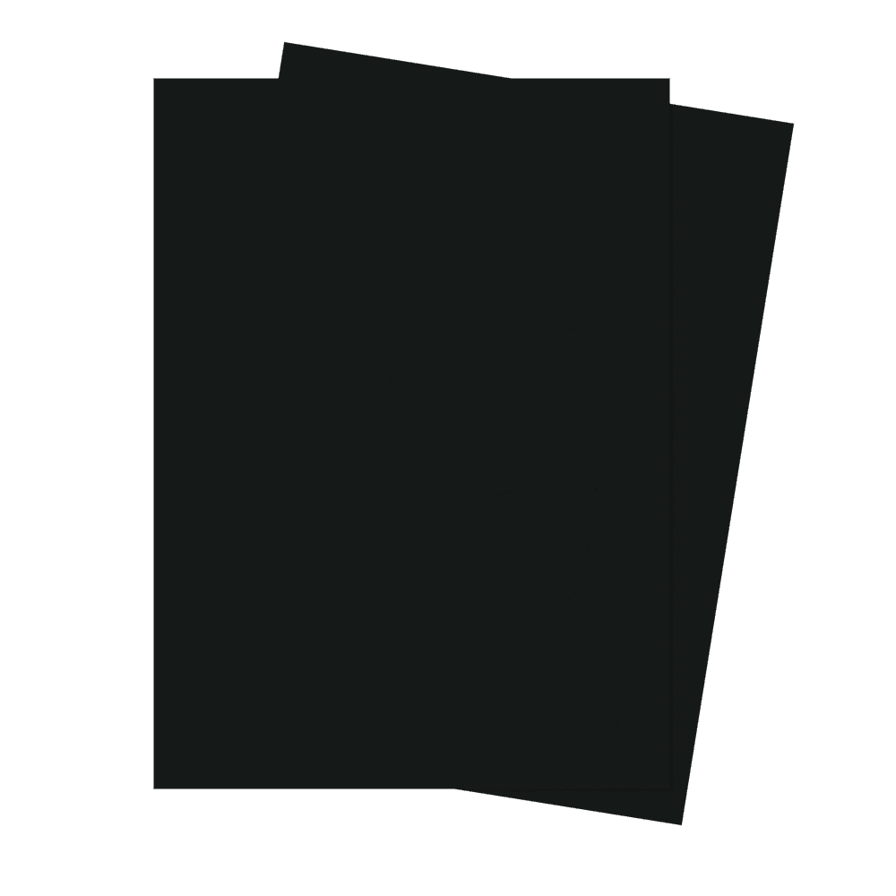 ECLIPSE® Matte Standard DECK PROTECTOR® Sleeves: Jet Black - 105ct