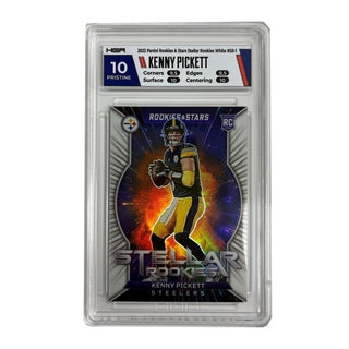 Kenny Pickett 2022 Panini Rookies & Stars Stellar Rookies White Card # SR-1 HGA 10
