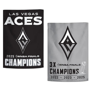 Las Vegas Aces 3X WNBA Champions 2 Sided Garden Flag