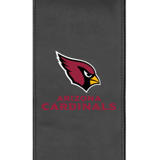 Silver Loveseat with Arizona Cardinals Secondary Logo