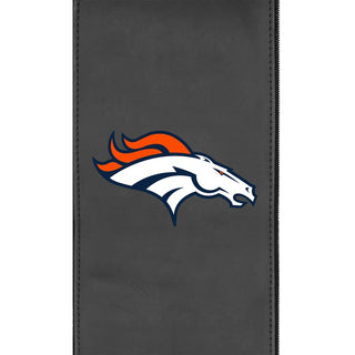 Silver Sofa with Denver Broncos Primary Logo
