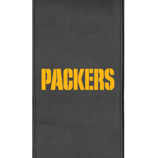 Silver Club Chair with Green Bay Packers Secondary Logo