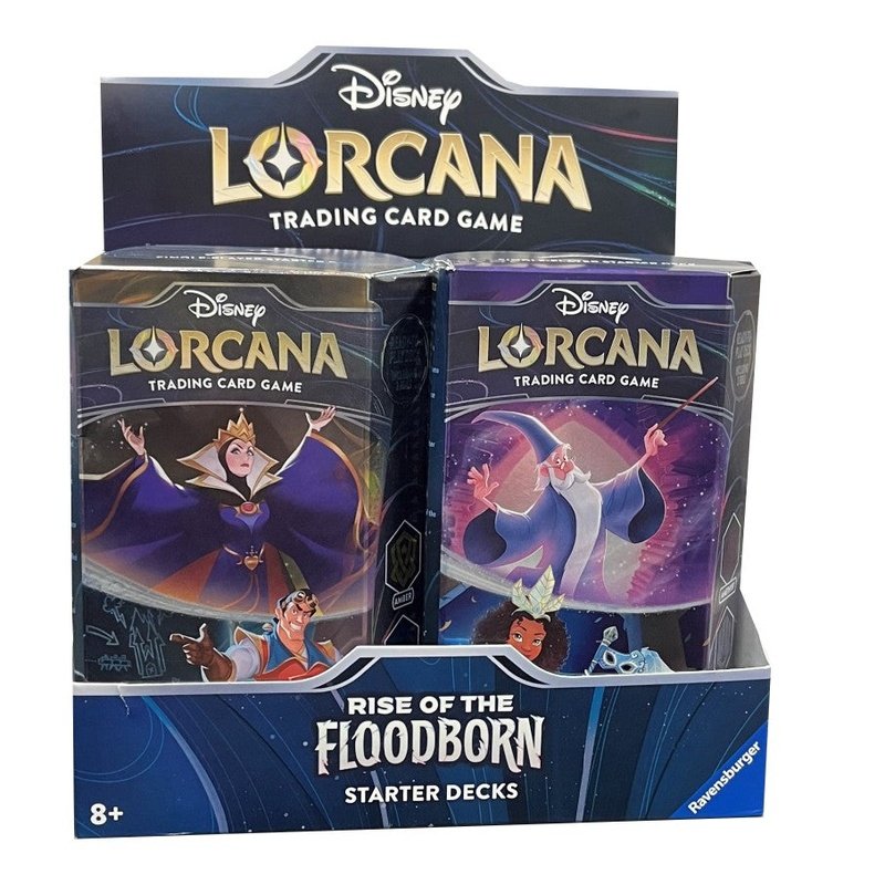 Disney Lorcana Rise of the Floodborn - Amethyst & Steel Starter Deck Disney Lorcana Rise of the Floodborn - Amethyst & Steel Starter Deck