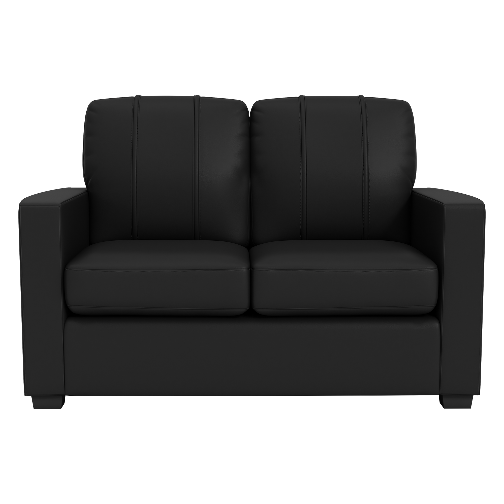 Silver Loveseat with Carolina Hurricanes Logo