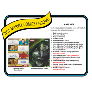 2025 Topps Chrome Marvel Hobby Box