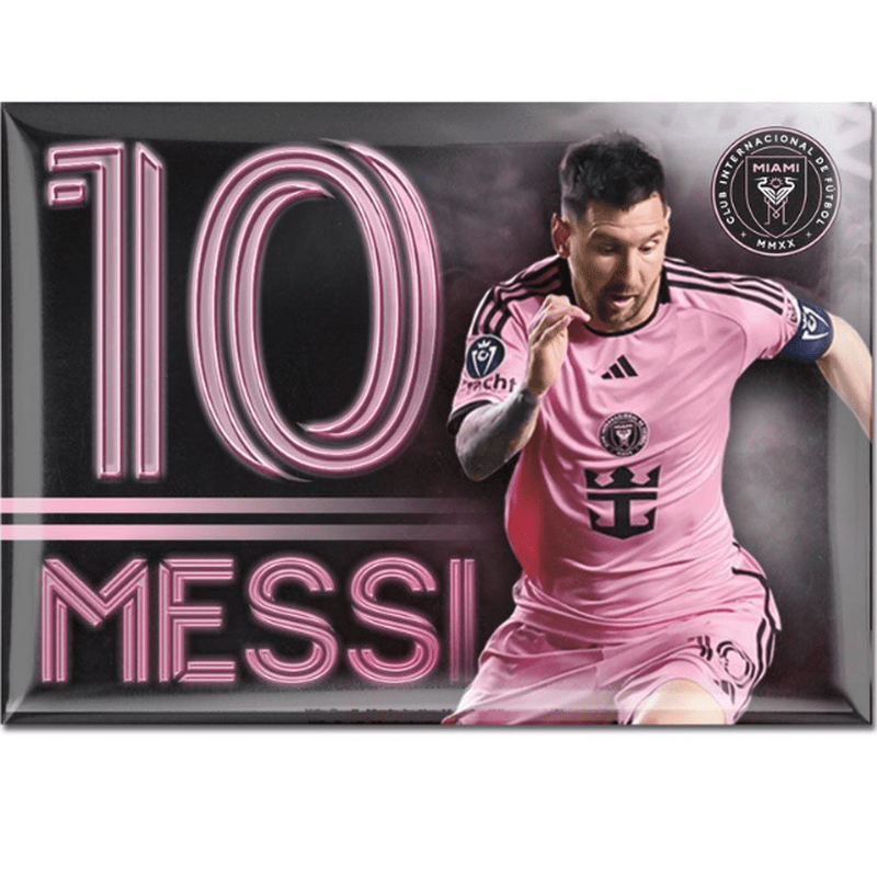 Magnet: Lionel Messi Inter Miami - Metal – CARDIACS Sports & Memorabilia