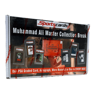 Muhammad Ali Master Collection Break 1 PSA Graded Card, Autograph, Worn Material or Box in EVERY BOX!