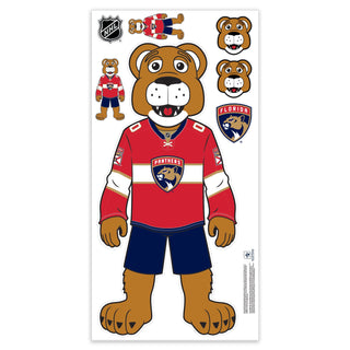 Florida Panthers Repositionable Wall Decal Set - Mascot