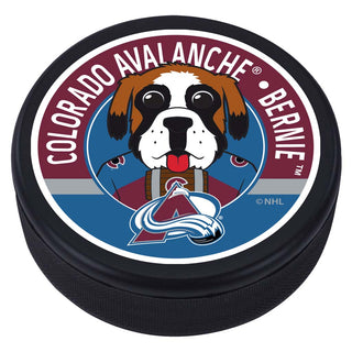 Colorado Avalanche Puck - Bernie Mascot