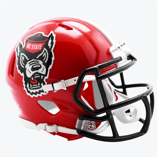 Mini Helmet: NCSU Wolfpack-Ridell- Tuffy Design-Red