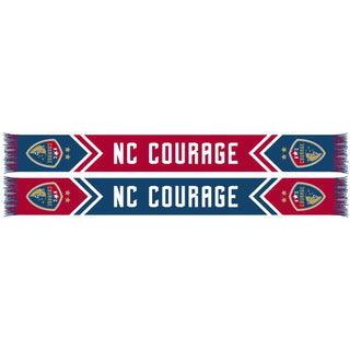 NORTH CAROLINA COURAGE SCARF- Chevron HD Knit