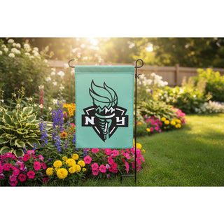 New York Liberty Double-Sided Garden Flag – 13" x 18"