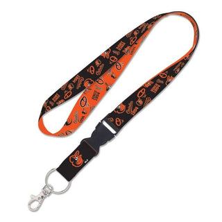 Lanyard: Baltimore Orioles - Scatter with Detachable Buckle
