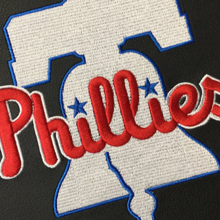 Silver Club Chair with Philadelphia Phillies Primary Logo