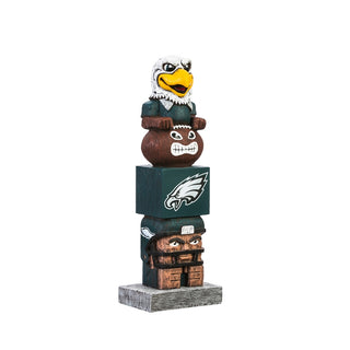 Totem: Philadelphia Eagles Show off your Eagles pride with this totem, a 4"W x 5.5"L x 16"H garden statue perfect for any indoor or outdoor space.