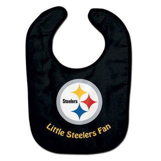 Baby Bib: Pittsburgh Steelers - Little Steelers Fan - Black