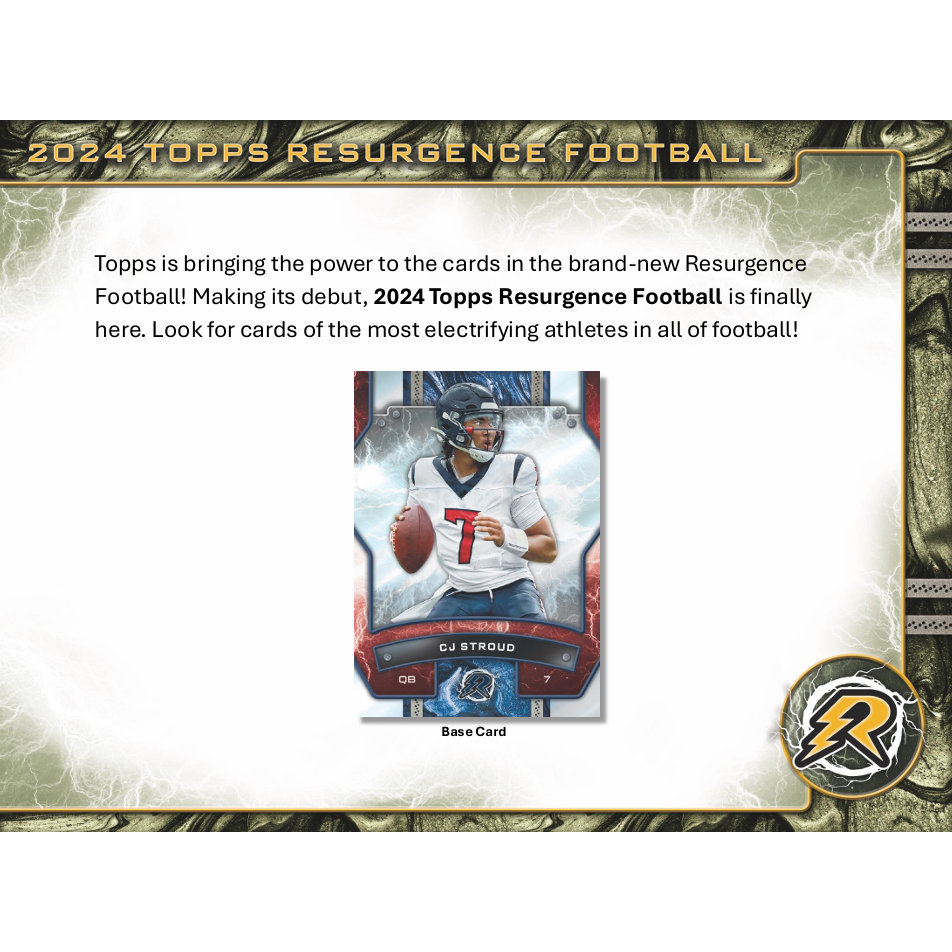 2024 Topps Resurgence Football Blaster Box