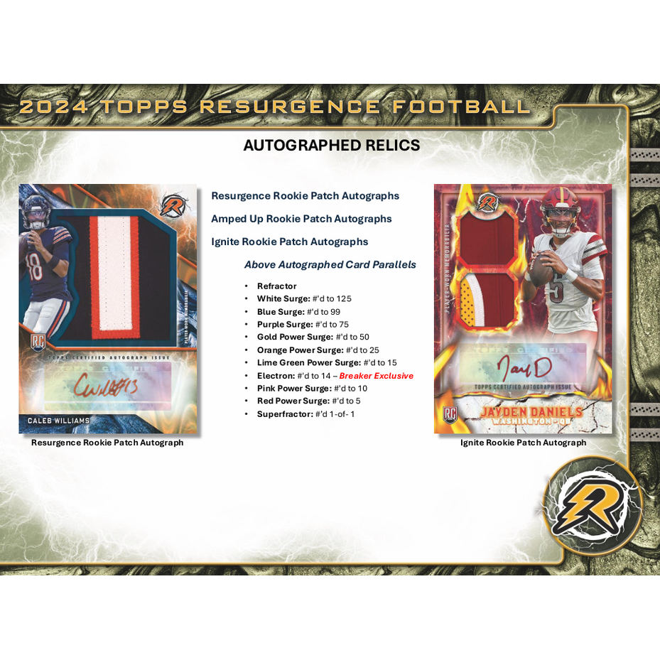 2024 Topps Resurgence Football Mega Box