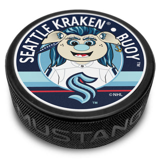 Seattle Kraken Buoy Mascot Textured Puck