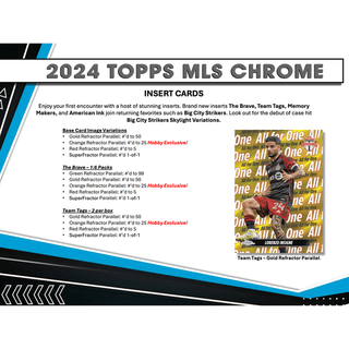 2024 Topps MLS Chrome Soccer Blaster Box