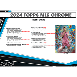 2024 Topps MLS Chrome Soccer Blaster Box
