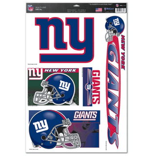 NY Giants Decal Set