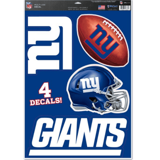 NY Giants Large Decal