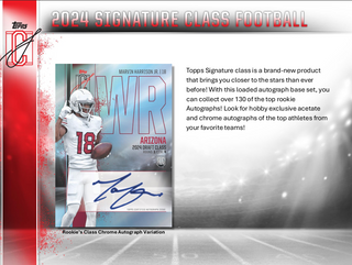 2024 Topps Signature Class Football Hobby Box